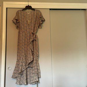 MAX STUDIO Floral Wrap Dress